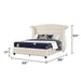 Sophia - Crystal Tufted Upholstered Bed Matrix Furniture Group