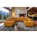 Upholstered Large Arms Sectional With Recliner Seats Home Essentials