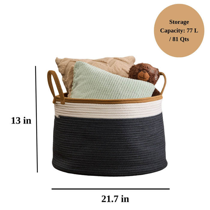Francis - Round Laundry And Storage Basket