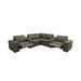 Upholstered Large Arms Sectional With Recliner Seats Home Essentials