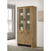 Dreydon - 4 Door Display Cabinet - Light Brown Furniture Max