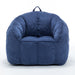 Giant Bean Bag Chair Sofa For Living Room - Dark Blue Home Essentials