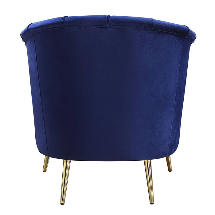 Eivor - Chair - Blue Velvet ACME