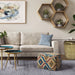 Johanna - Handcrafted Square Pouf Simpli-Home