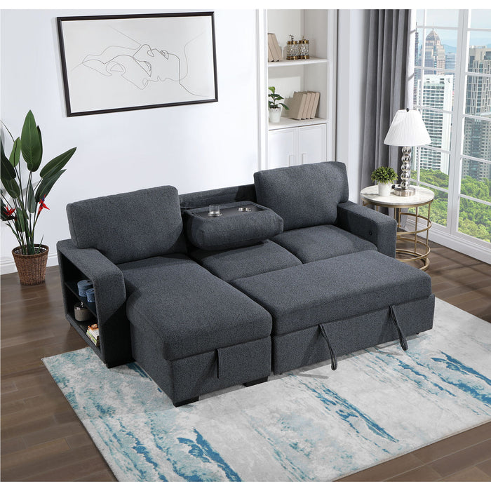 Terrence - Pull Out Sofa Bed - Dark Gray Global Furniture USA
