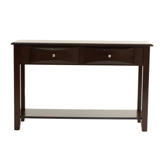 Simple Style Table With Shelf Home Essentials