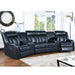 Reclining Sectional Sofa Set With Console Cup Holders USB Ports And Track Arms Home Essentials