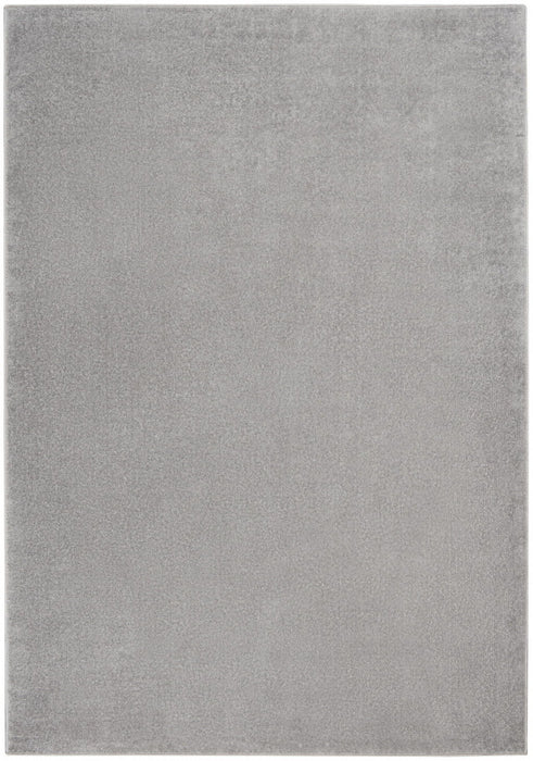 4' X 6' Non Skid Indoor / Outdoor Area Rug - Silver Gray