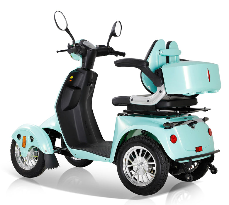Fastest Mobility Scooter With Four Wheels For Adults And Seniors - Green