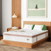 14", Firm Hybrid Mattress, Gel Memory Foam & Pocket Springs, Pressure Relief, Motion Isolation, Ergonomic Bed - White - King Somnus Mattress USA