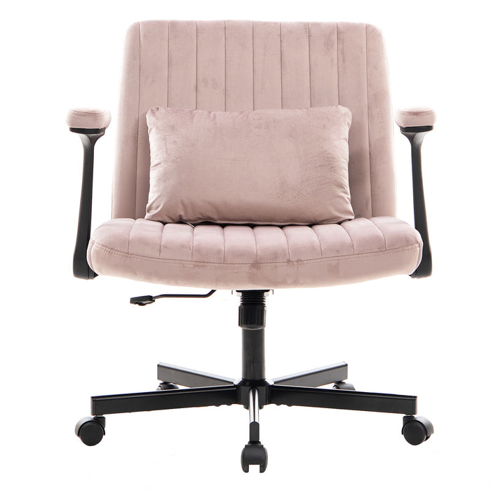 Criss Cross Armrest Office Chair With Wheels Home Essentials