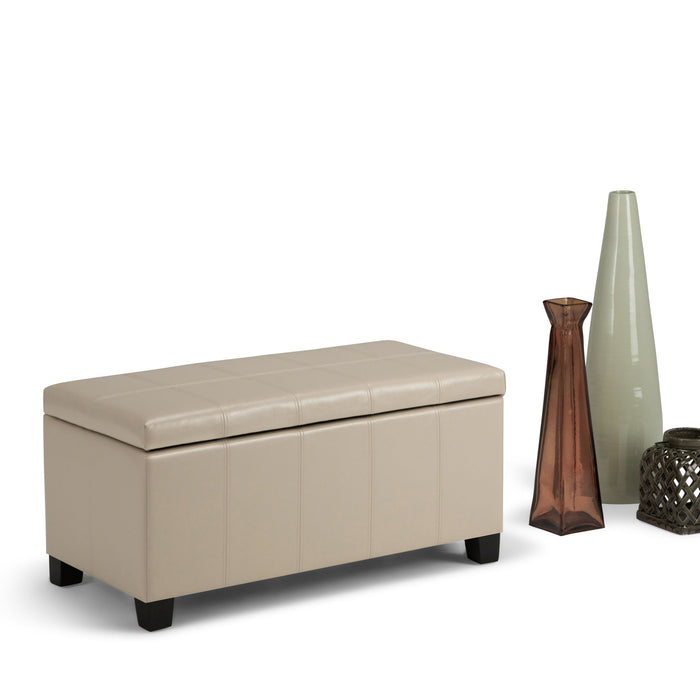 Dover - Upholstered Storage Ottoman Bench Simpli-Home