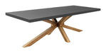 Suan - Outdoor Rectangular Dining Table - Gray Zuo Modern