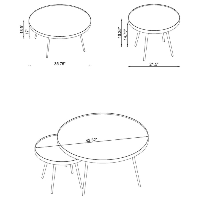 Lymon - Round Top Table Set Furniture Max