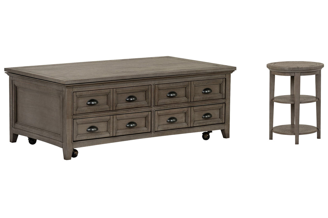 Paxton Place - Lift Top Storage Caster Cocktail Table Set Magnussen Furniture