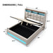 Platform Bed With Hydraulic Storage, LED Lighting & Charging Station Artistry At Home