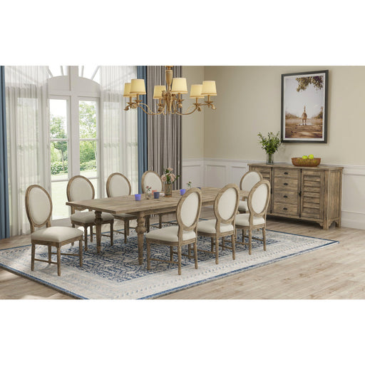 Upholstered Dining Chairs (Set of 2) - Brown Emerald Home