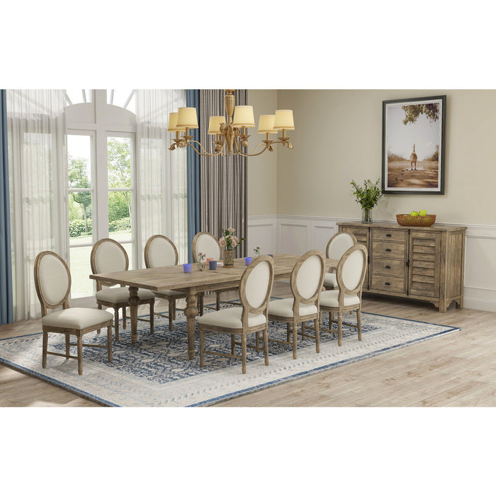 Upholstered Dining Chairs (Set of 2) - Brown Emerald Home
