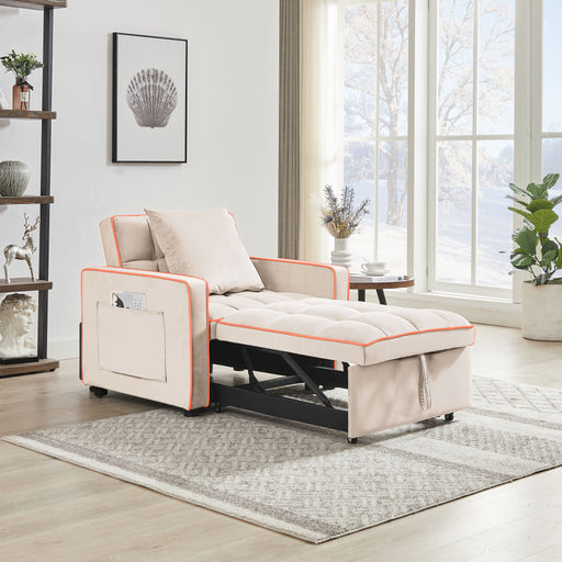 Modern 3 In 1 Sofa Bed Chair, Adjustable Recliner Home Essentials