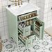 Bathroom Vanity With Sink, Flip Drawer, 2 Drawers, Adjustable Shelf Hearth and Haven