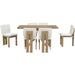 Dining Table Set For 6 With Upholstered Chairs Hearth and Haven