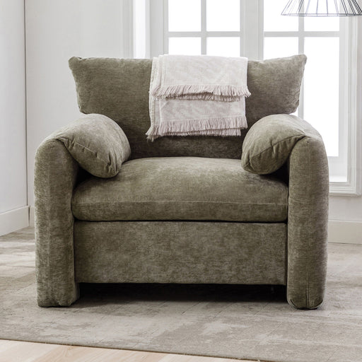 Oversized Accent Single Sofa Lounge Chair - Matcha Green Hearth and Haven