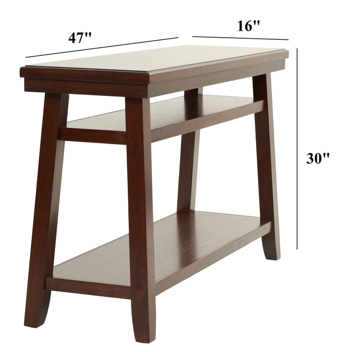 Table With Under Table Shelf Storage Home Essentials