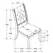 Fremont - Tufted Back Dining Chair (Set of 2) Furniture Max