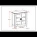 Burlington - Handcrafted Low Storage Cabinet Simpli-Home