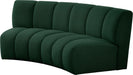Infinity - 2 Piece Boucle Modular Sectional Meridian Furniture