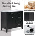Modern Bathroom Vanity Base Only, 2 Doors And 3 Drawers Hearth and Haven