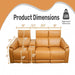 Modular Sofa With Recliners And Cup Holders Sectional Set Home Essentials