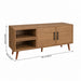 TV Stand For TVs Up To 60" With 2 Doors And 2 Open Shelves Home Essentials