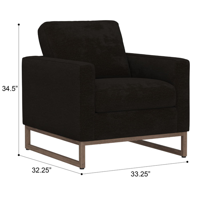 Accent Chair With Track Arm Design Emerald Home