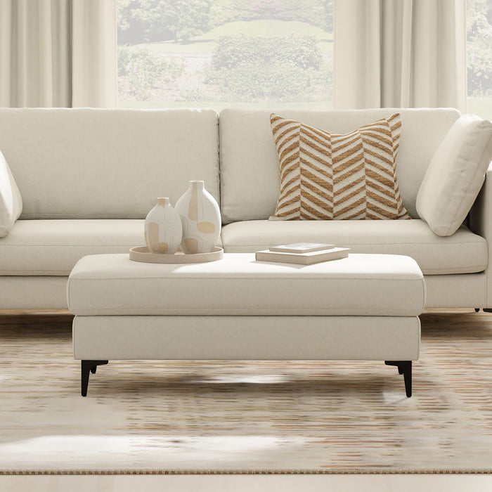 Ava - Versatile Mid Century Ottoman Simpli-Home
