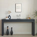 Modern Rustic Wood Table, Rectangular Living Room Center Table With Floating Top Design Home Essentials