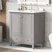 Modern Bathroom Vanity With Sink Combo, Doors And Drawer Hearth and Haven