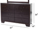 1 Piece Dresser With 9 Drawers - Brown Home Essentials