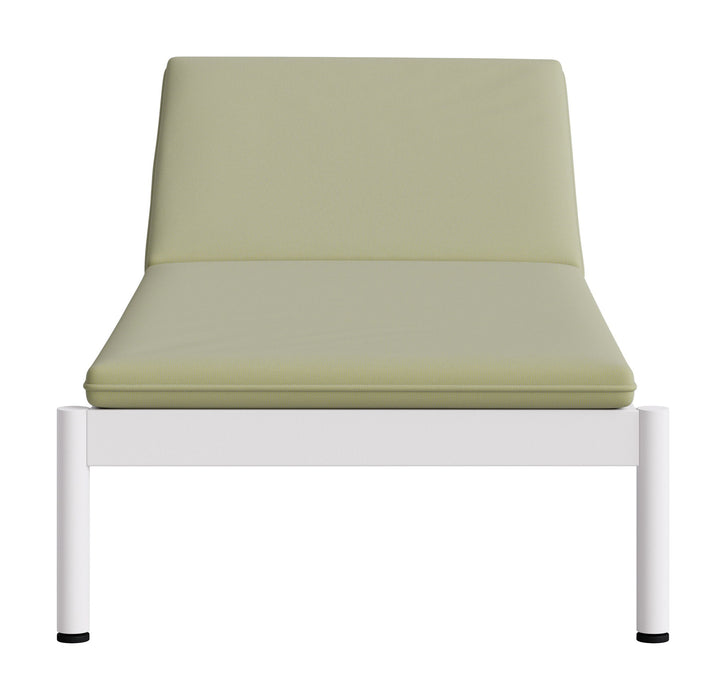 Lychee - Chaise Lounge - Green / White Zuo Modern