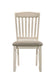 Fedele - Side Chair (Set of 2) - Tan Fabric & Cream ACME