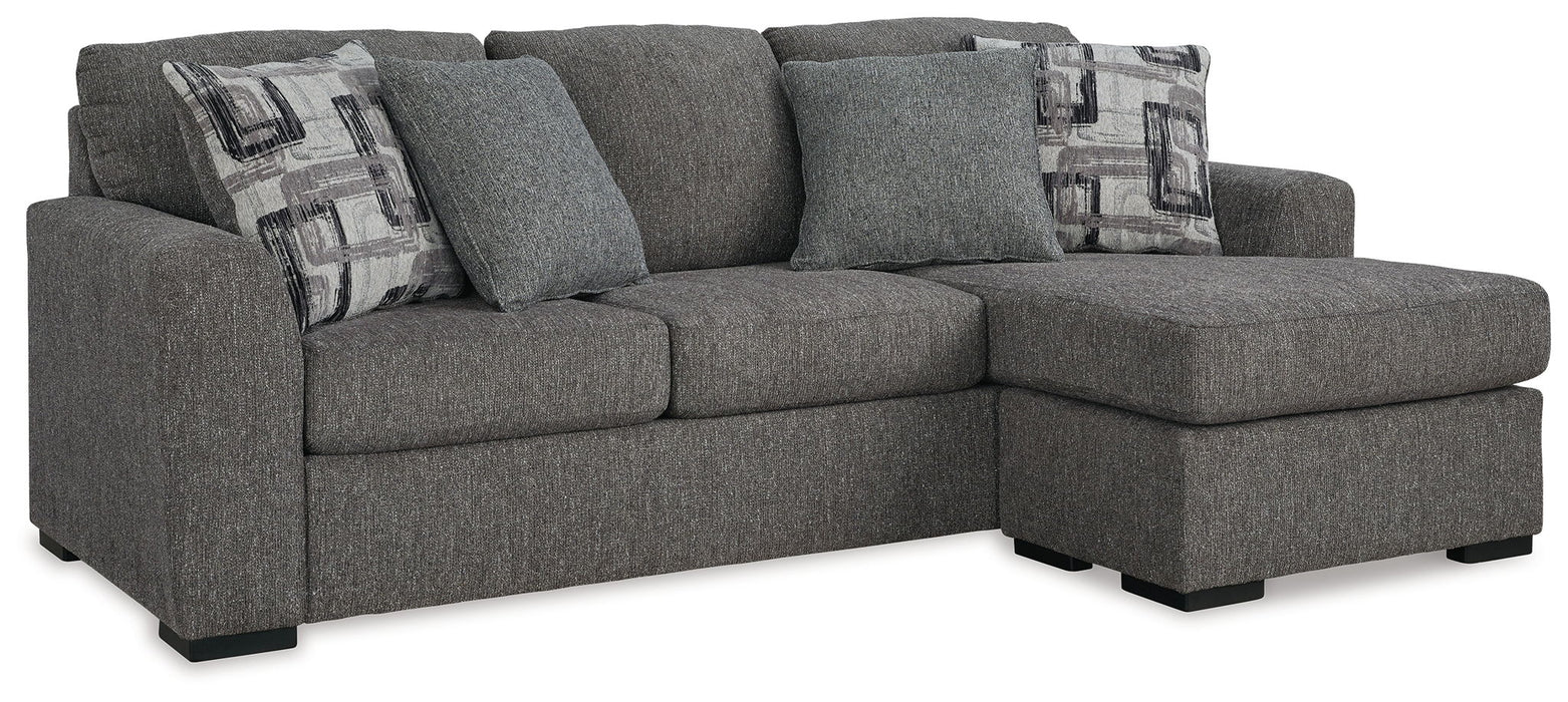 Gardiner - Sofa Chaise - Pewter Signature Design by Ashley®