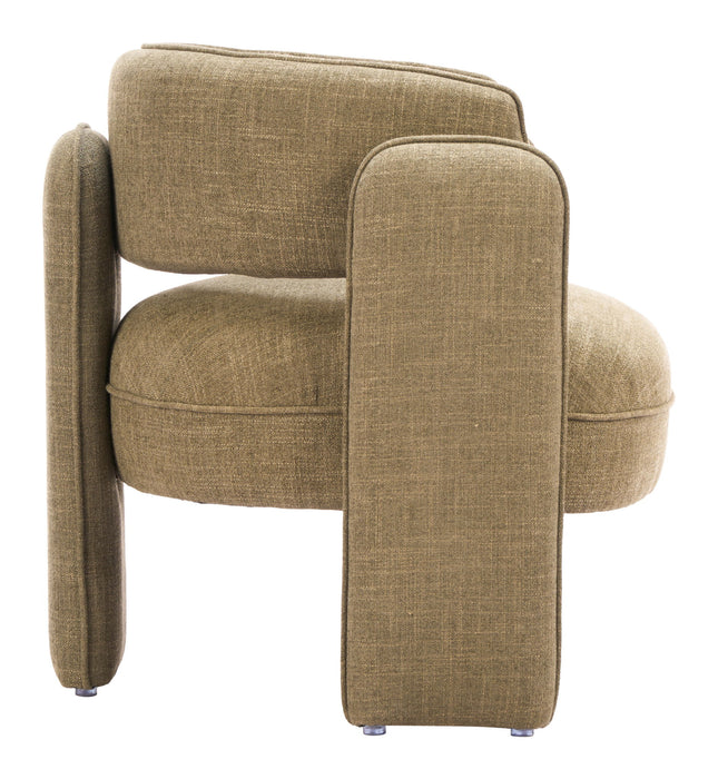 Naan - Accent Chair - Artichoke Green Zuo Modern