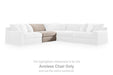 Nexora-Court - Armless Chair - Burlap Signature Design by Ashley®