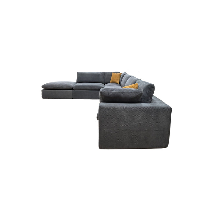 Custom Configuration Modular Sectional & Toss Pillows Home Essentials