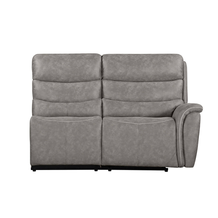 Kamari - RAF Loveseat With One Recliner - Gray