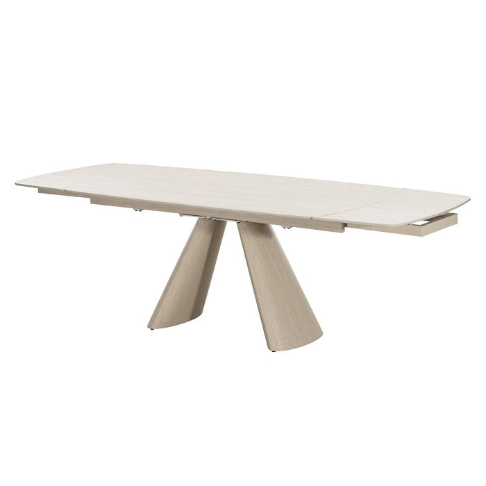 Cassian - Dining Table With Ceramic Top - Cream ACME