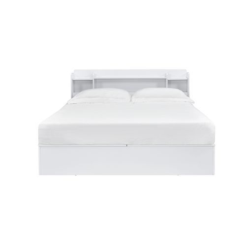 Perse - Queen Bed With Storage - White