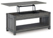 Freedan - Rect Lift Top Cocktail Table - Grayish Brown Signature Design by Ashley®