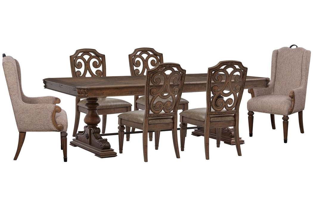 Durango - Extendable Trestle Dining Table Set Magnussen Furniture
