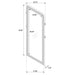 Benson - Standing Floor Mirror - Black Furniture Max
